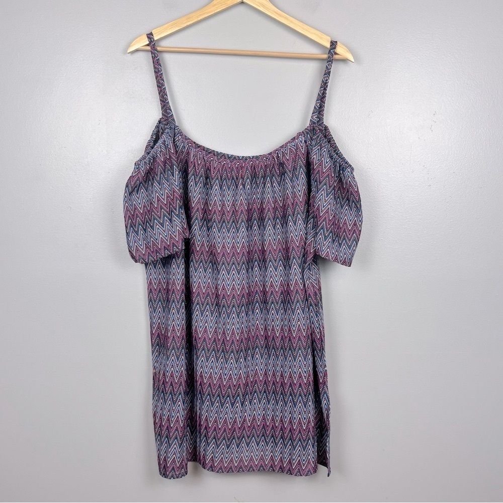 Ruby Ribbon Multicolor Off Shoulder Lightweight F… - image 2